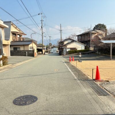 北側接道西から