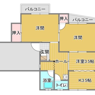 山鹿小学校前　花見坂コーポ 画像1